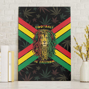 Legend Reggae Marley Football Canvas Wall Art Rasta Lion