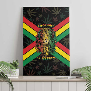 Legend Reggae Marley Football Canvas Wall Art Rasta Lion