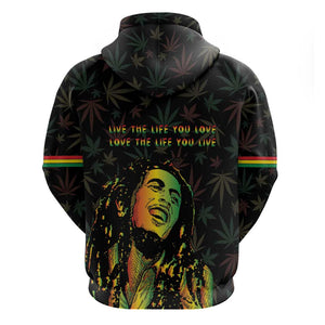 Legend Reggae Marley Football Hoodie Rasta Lion