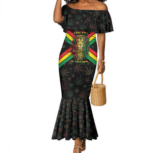 Legend Reggae Marley Football Mermaid Dress Rasta Lion