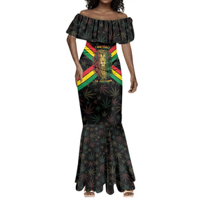 Legend Reggae Marley Football Mermaid Dress Rasta Lion