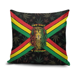 Legend Reggae Marley Football Pillow Cover Rasta Lion
