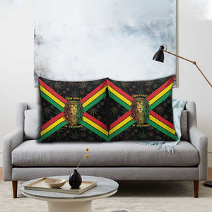 Legend Reggae Marley Football Pillow Cover Rasta Lion
