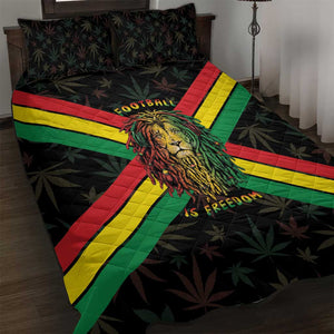 Legend Reggae Marley Football Quilt Bed Set Rasta Lion