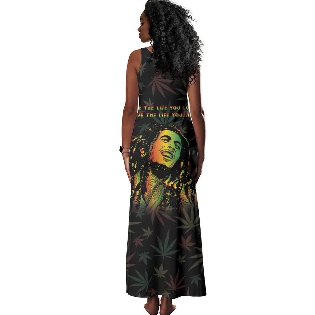 Legend Reggae Marley Football Tank Maxi Dress Rasta Lion