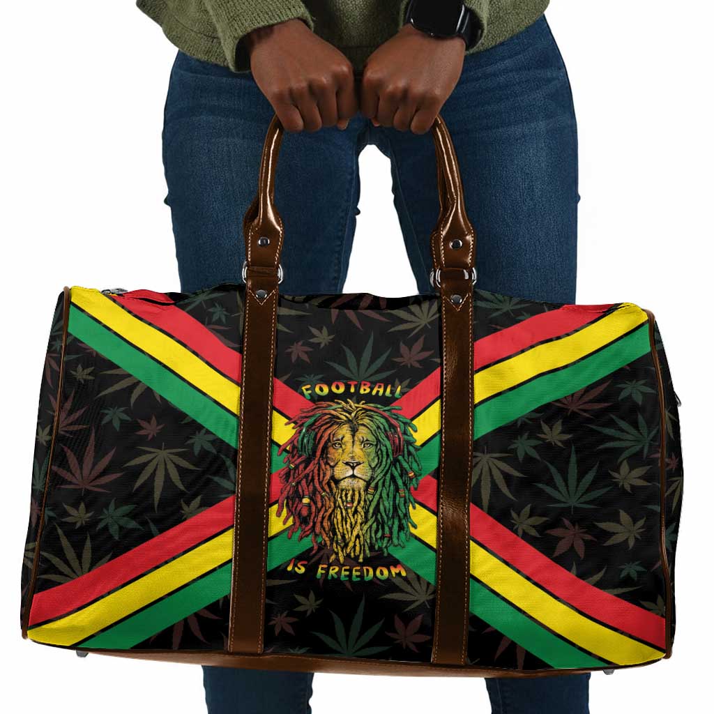 Legend Reggae Marley Football Travel Bag Rasta Lion