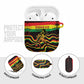 Reggae Legend Bob Football AirPods Case Grunge Style