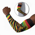 Personalized Reggae Legend Bob Football Arm Sleeves Grunge Style