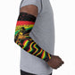Personalized Reggae Legend Bob Football Arm Sleeves Grunge Style