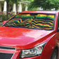 Reggae Legend Bob Football Auto Sun Shade Grunge Style