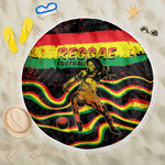 Reggae Legend Bob Football Beach Blanket Grunge Style