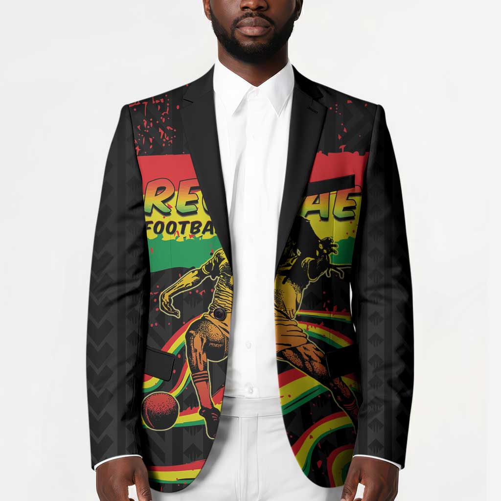 Personalized Reggae Legend Bob Football Blazer Grunge Style