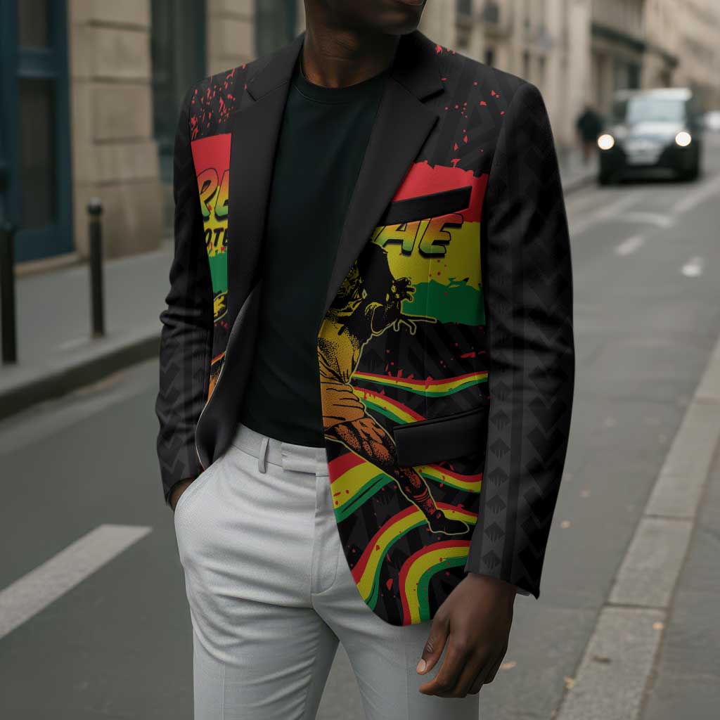 Personalized Reggae Legend Bob Football Blazer Grunge Style
