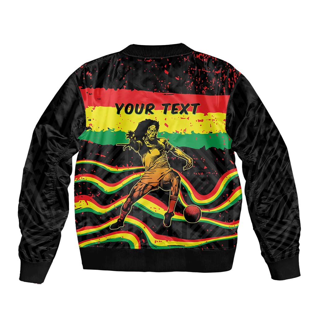Personalized Reggae Legend Bob Football Bomber Jacket Grunge Style