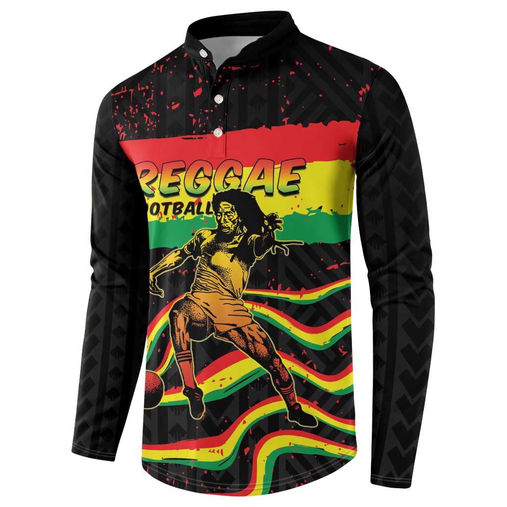 Personalized Reggae Legend Bob Football Button Sweatshirt Grunge Style