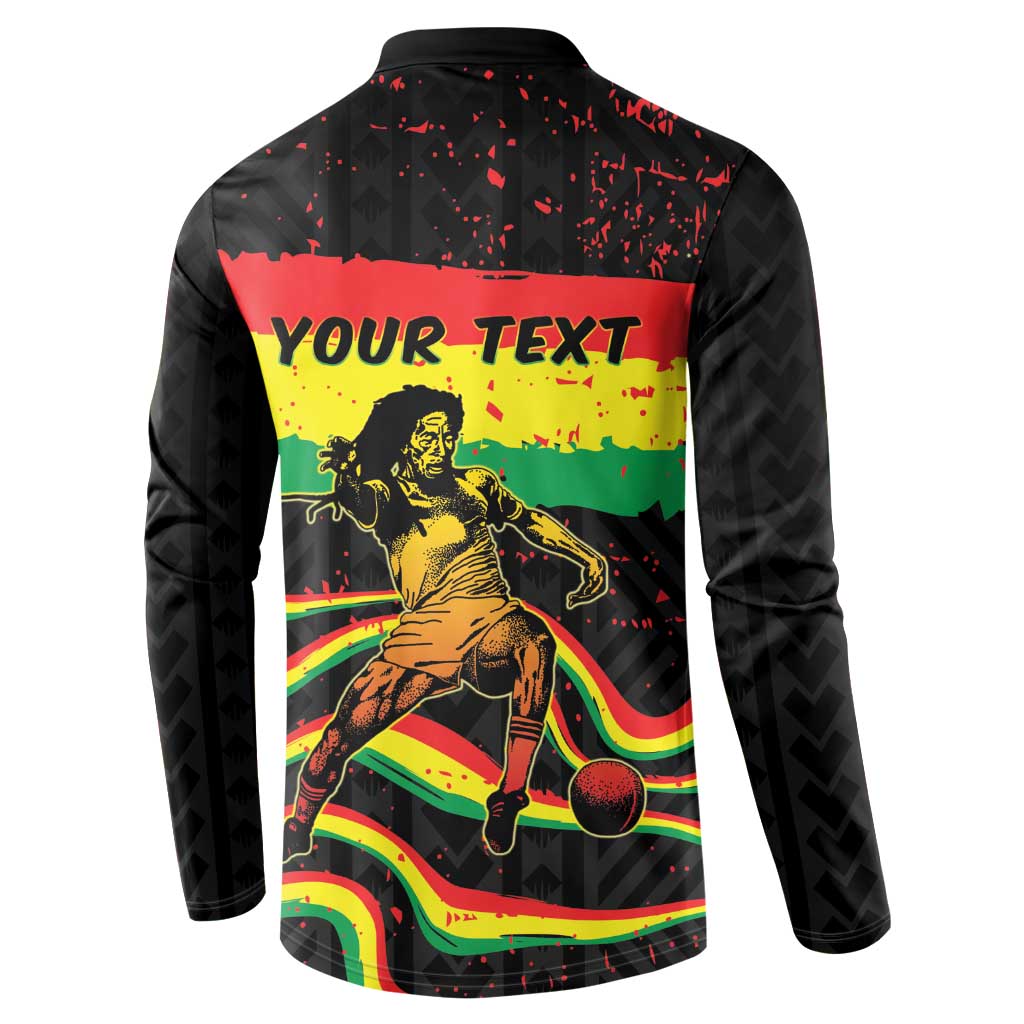Personalized Reggae Legend Bob Football Button Sweatshirt Grunge Style