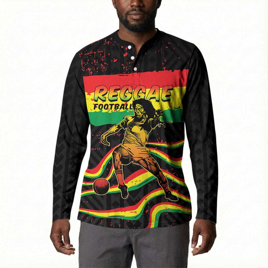Personalized Reggae Legend Bob Football Button Sweatshirt Grunge Style