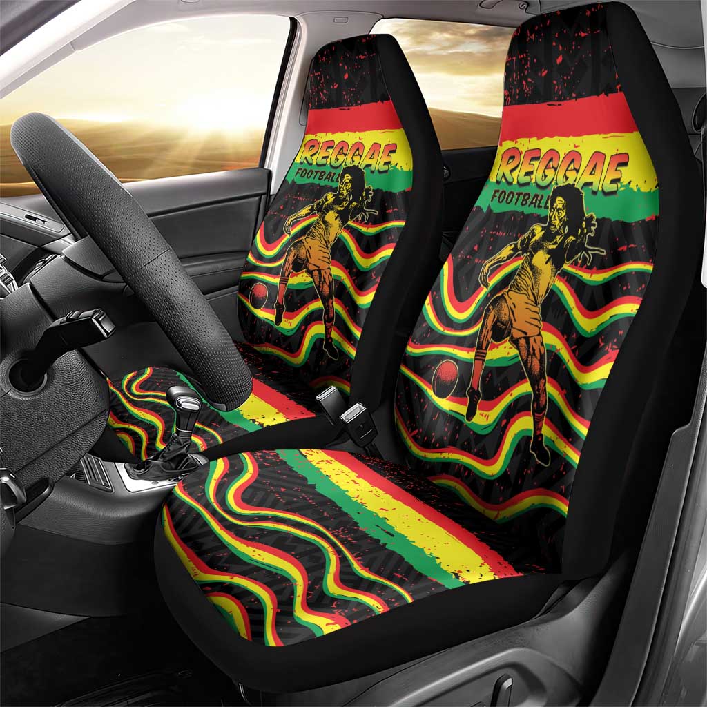 Reggae Legend Bob Football Car Seat Cover Grunge Style