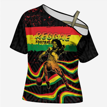 Personalized Reggae Legend Bob Football Cross Shoulder Shirt Grunge Style