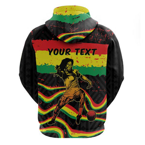 Personalized Reggae Legend Bob Football Hoodie Grunge Style