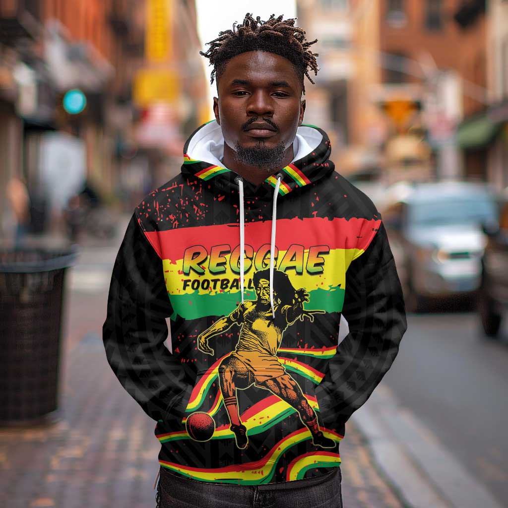 Personalized Reggae Legend Bob Football Hoodie Grunge Style