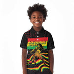 Personalized Reggae Legend Bob Football Kid Polo Shirt Grunge Style