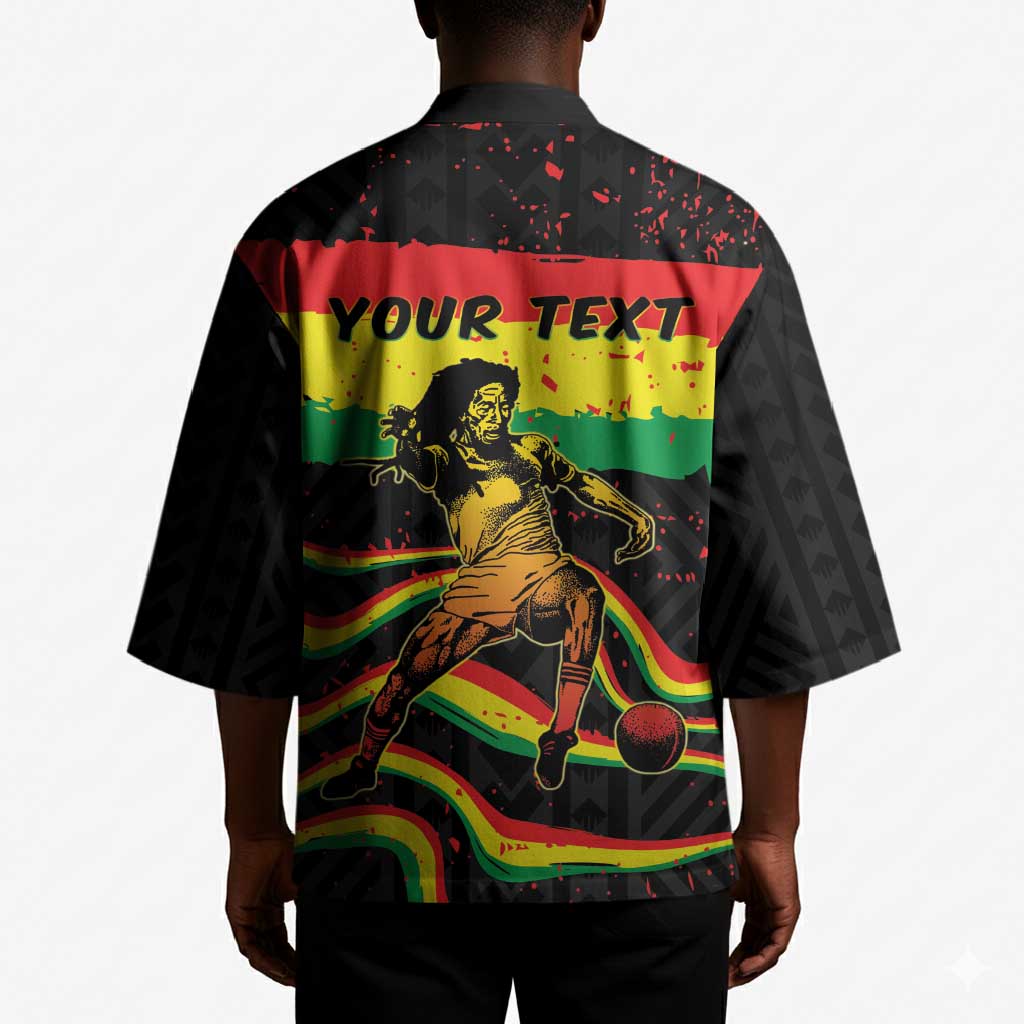 Personalized Reggae Legend Bob Football Kimono Grunge Style