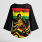 Personalized Reggae Legend Bob Football Kimono Sleeve Blouse Grunge Style