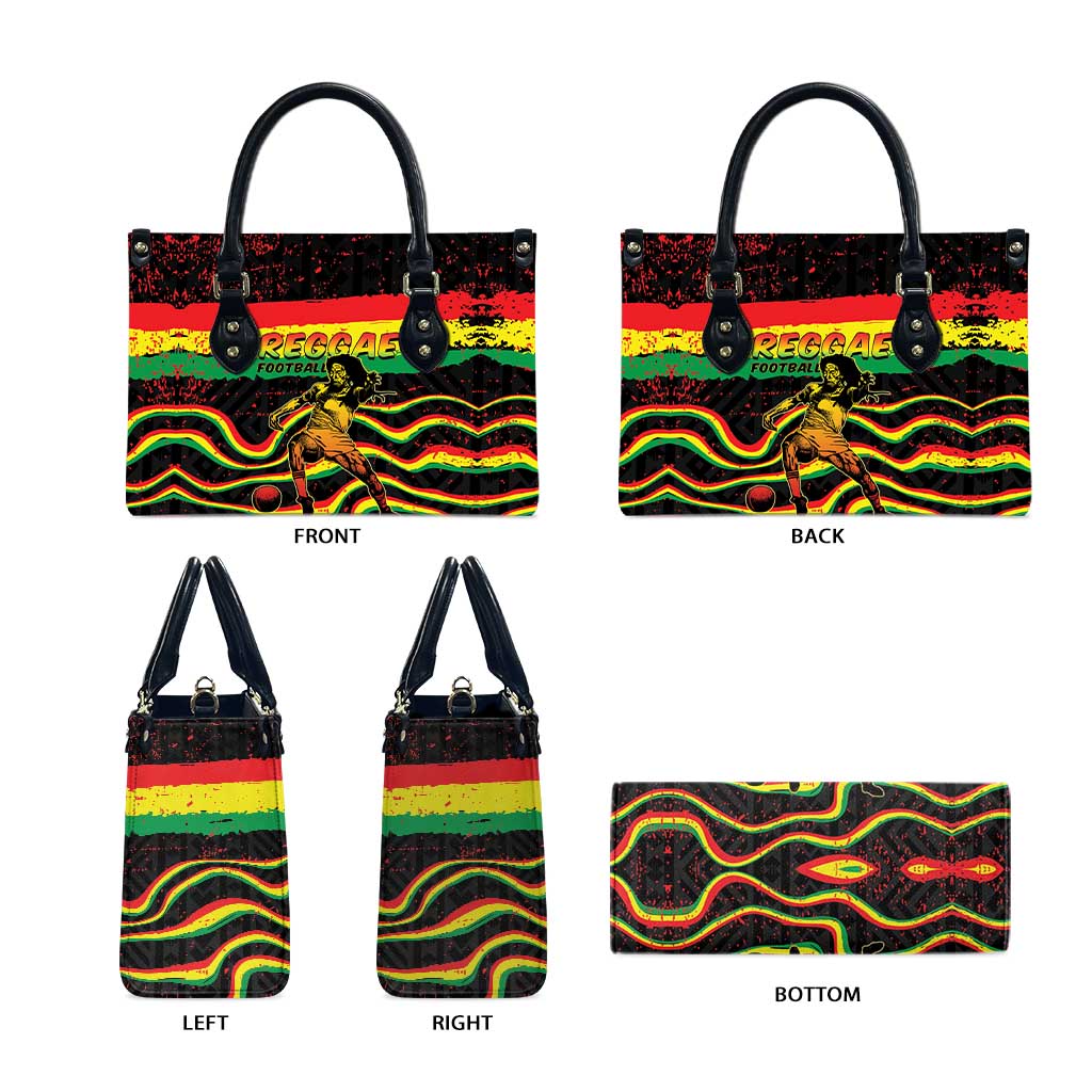 Reggae Legend Bob Football Leather Bag Grunge Style