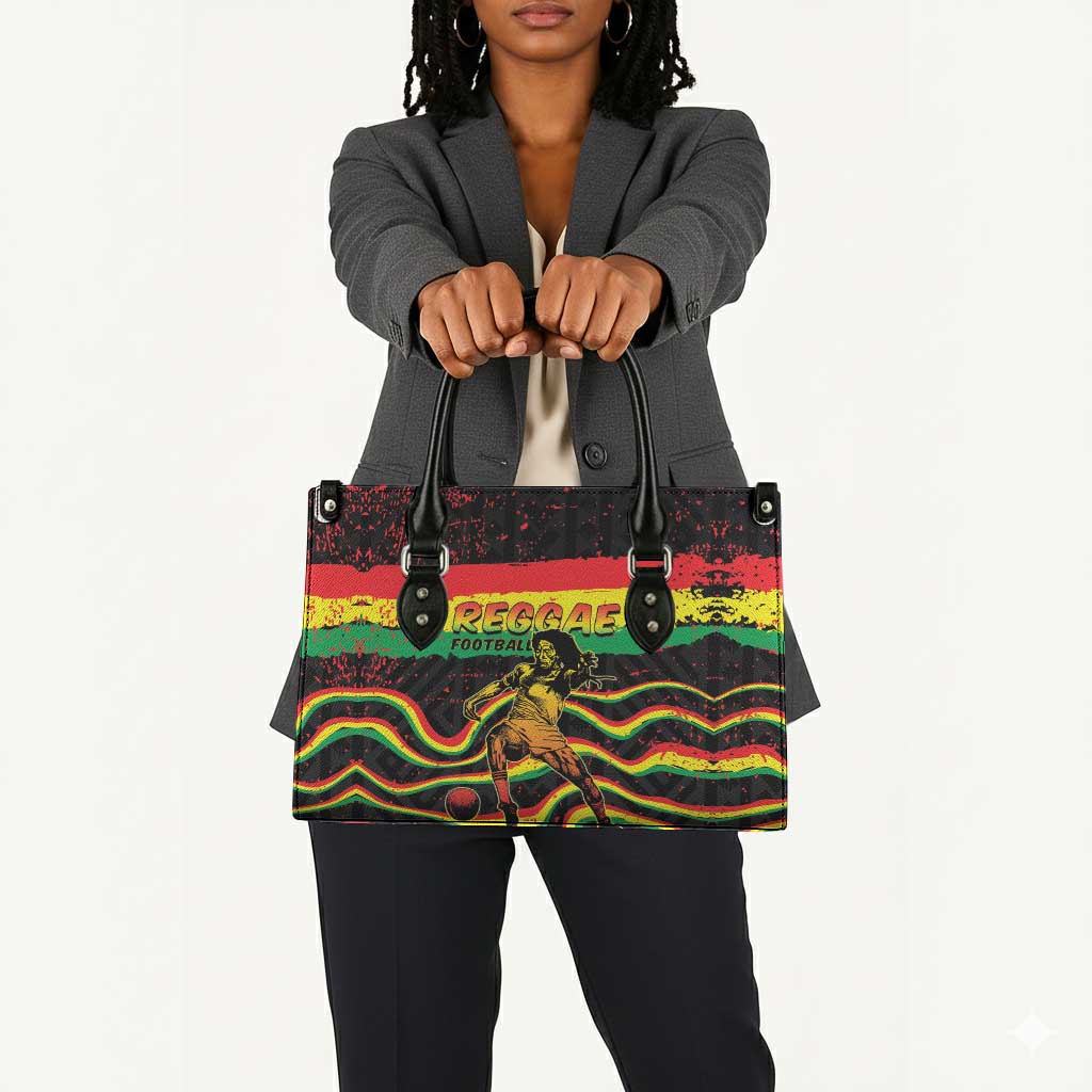 Reggae Legend Bob Football Leather Bag Grunge Style