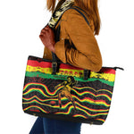 Reggae Legend Bob Football Leather Tote Bag Grunge Style