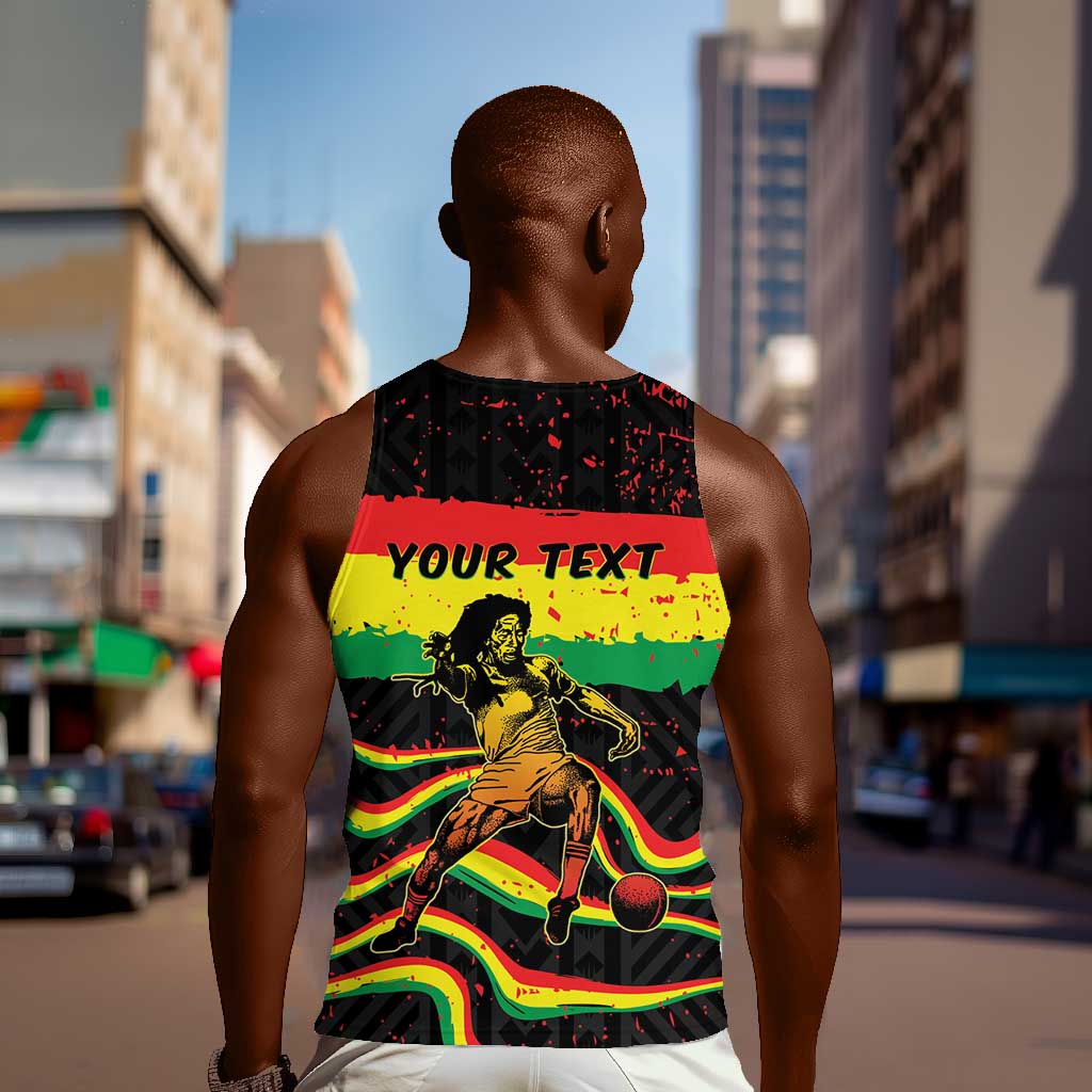 Personalized Reggae Legend Bob Football Men Tank Top Grunge Style