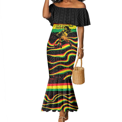 Personalized Reggae Legend Bob Football Mermaid Dress Grunge Style