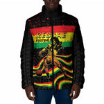 Personalized Reggae Legend Bob Football Padded Jacket Grunge Style