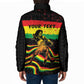 Personalized Reggae Legend Bob Football Padded Jacket Grunge Style