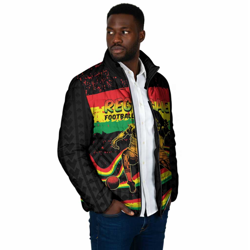 Personalized Reggae Legend Bob Football Padded Jacket Grunge Style