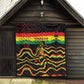 Reggae Legend Bob Football Quilt Grunge Style