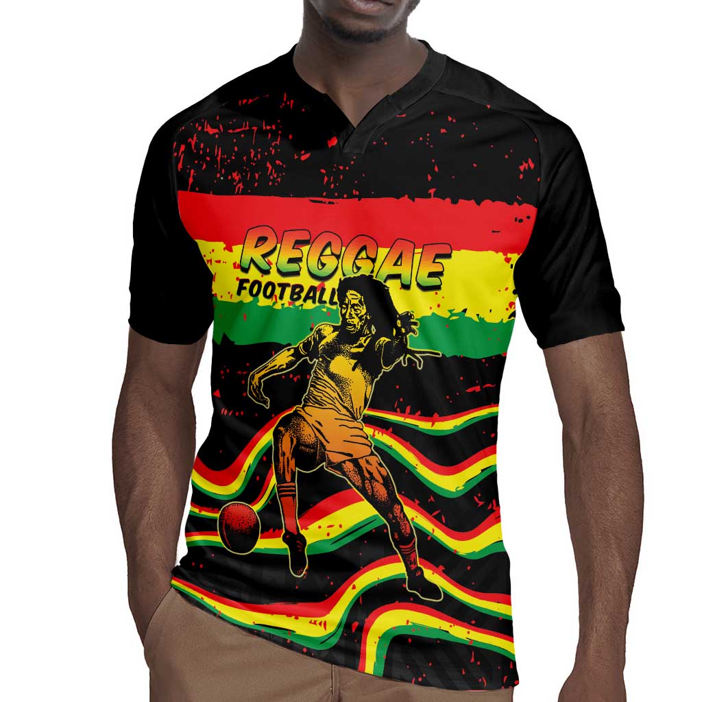 Personalized Reggae Legend Bob Football Rugby Jersey Grunge Style