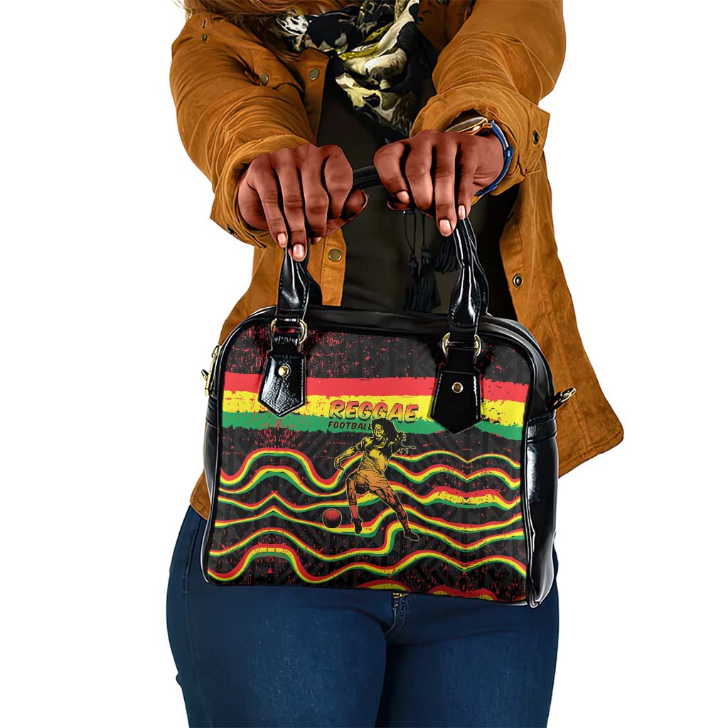 Reggae Legend Bob Football Shoulder Handbag Grunge Style