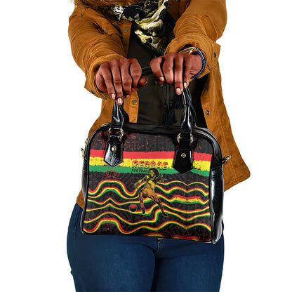 Reggae Legend Bob Football Shoulder Handbag Grunge Style