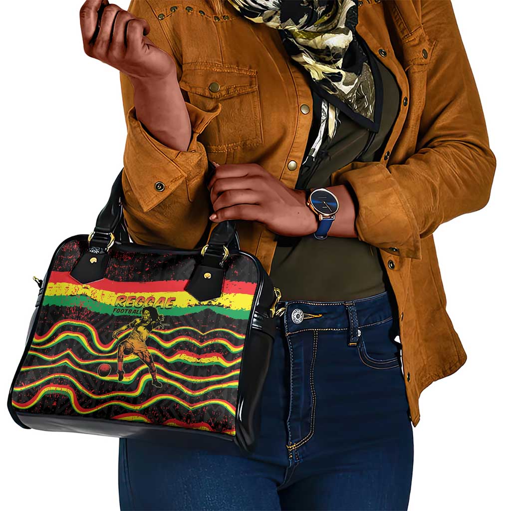 Reggae Legend Bob Football Shoulder Handbag Grunge Style