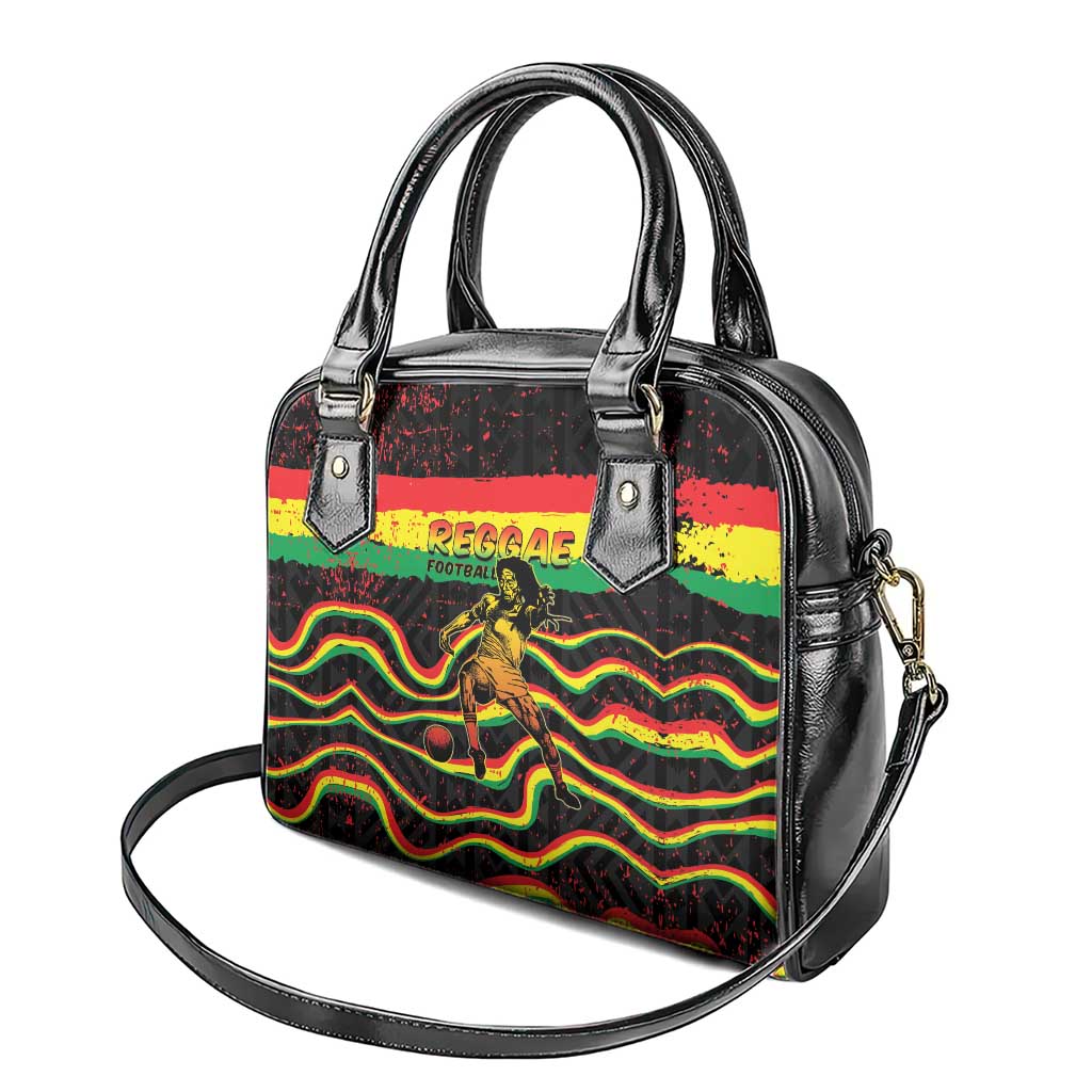 Reggae Legend Bob Football Shoulder Handbag Grunge Style