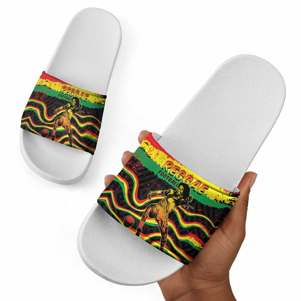 Reggae Legend Bob Football Slide Sandals Grunge Style