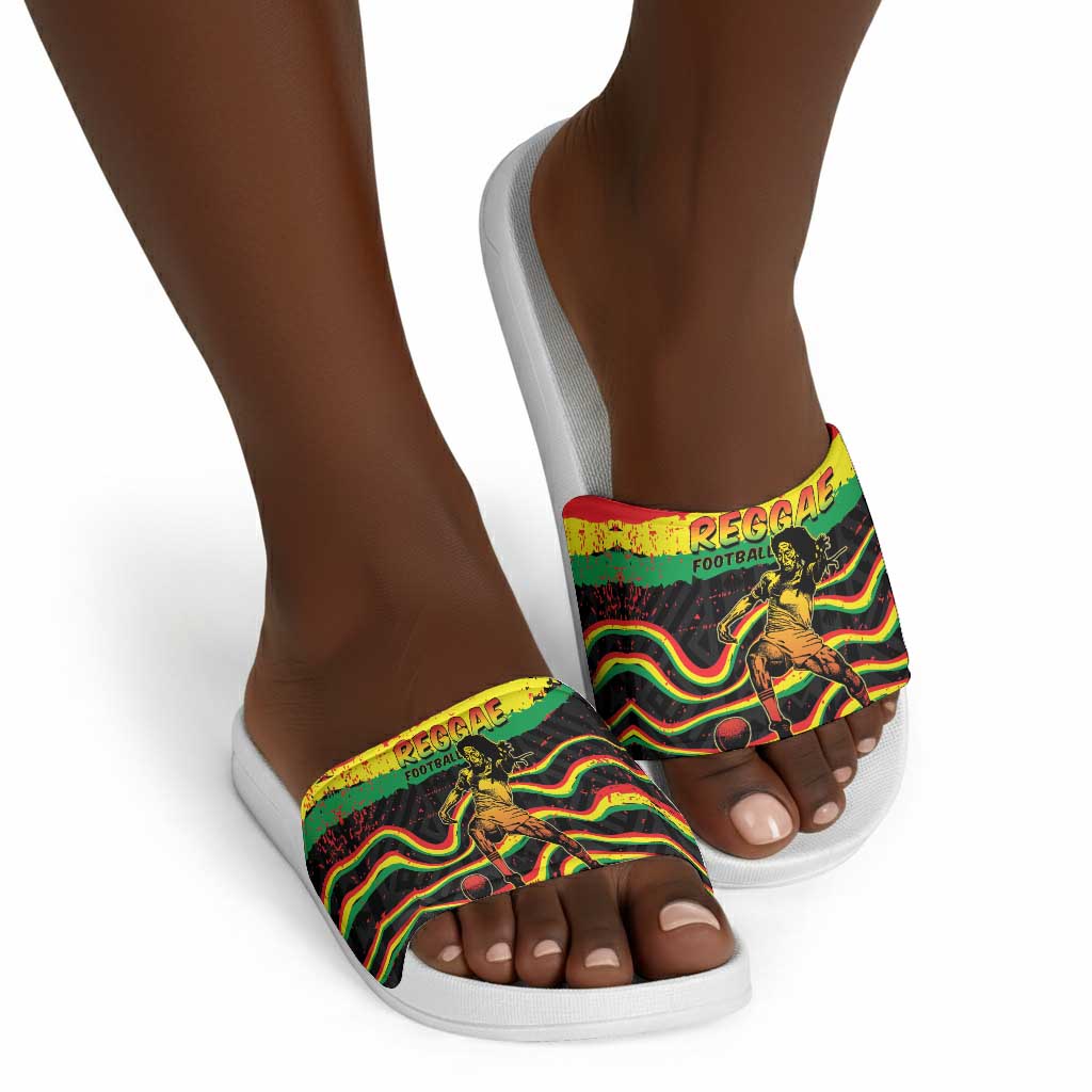 Reggae Legend Bob Football Slide Sandals Grunge Style