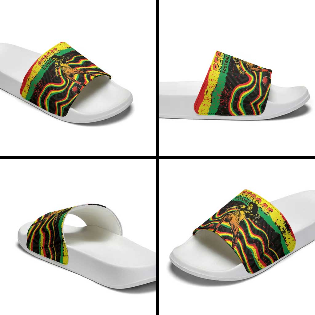 Reggae Legend Bob Football Slide Sandals Grunge Style