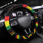Reggae Legend Bob Football Steering Wheel Cover Grunge Style