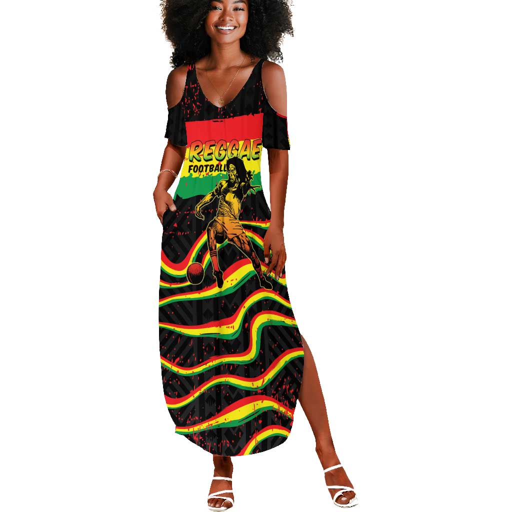 Personalized Reggae Legend Bob Football Summer Maxi Dress Grunge Style