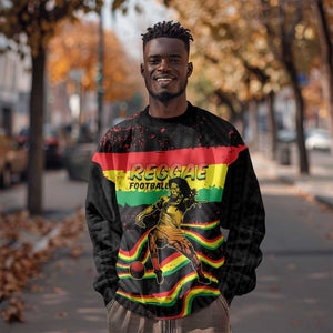 Personalized Reggae Legend Bob Football Sweatshirt Grunge Style