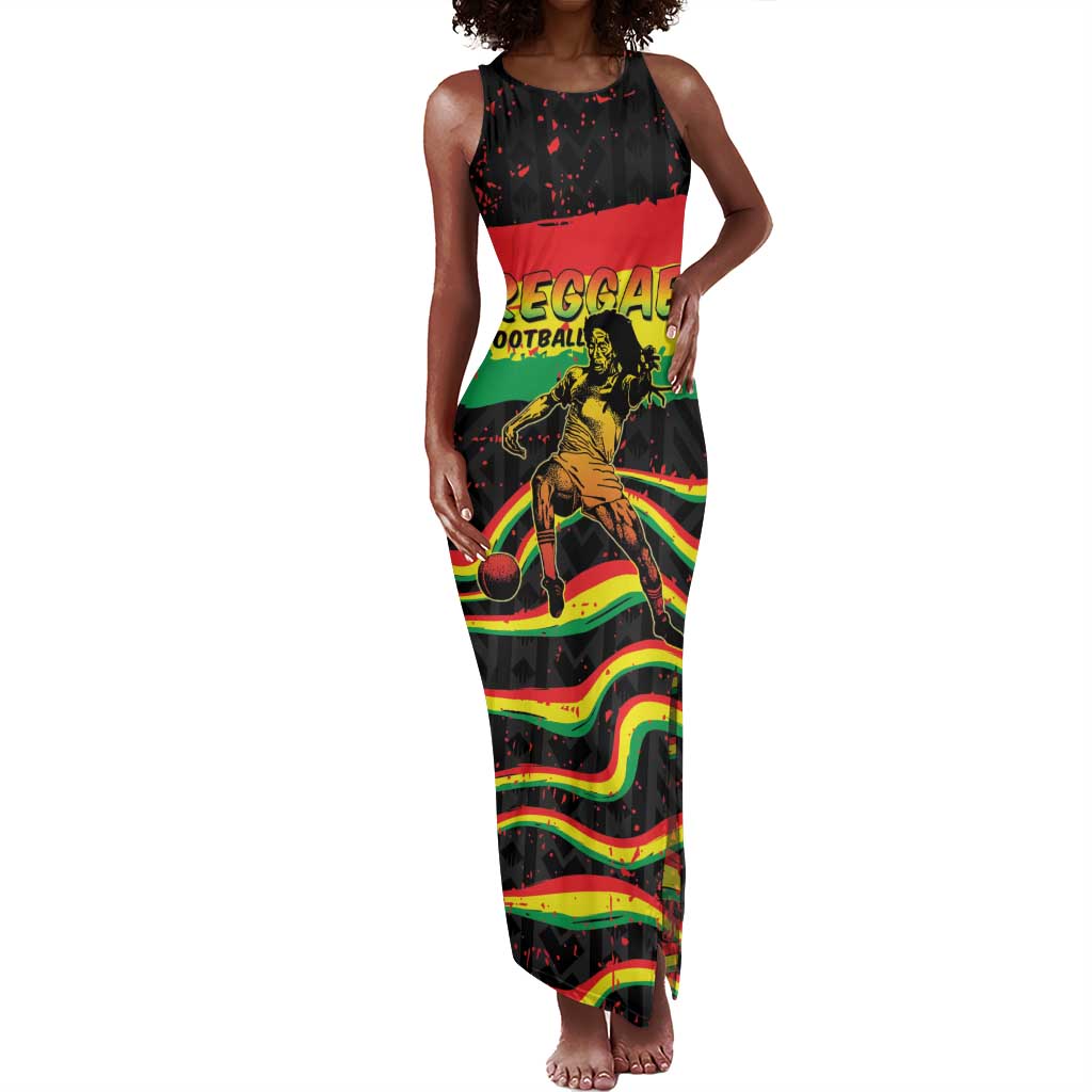 Personalized Reggae Legend Bob Football Tank Maxi Dress Grunge Style