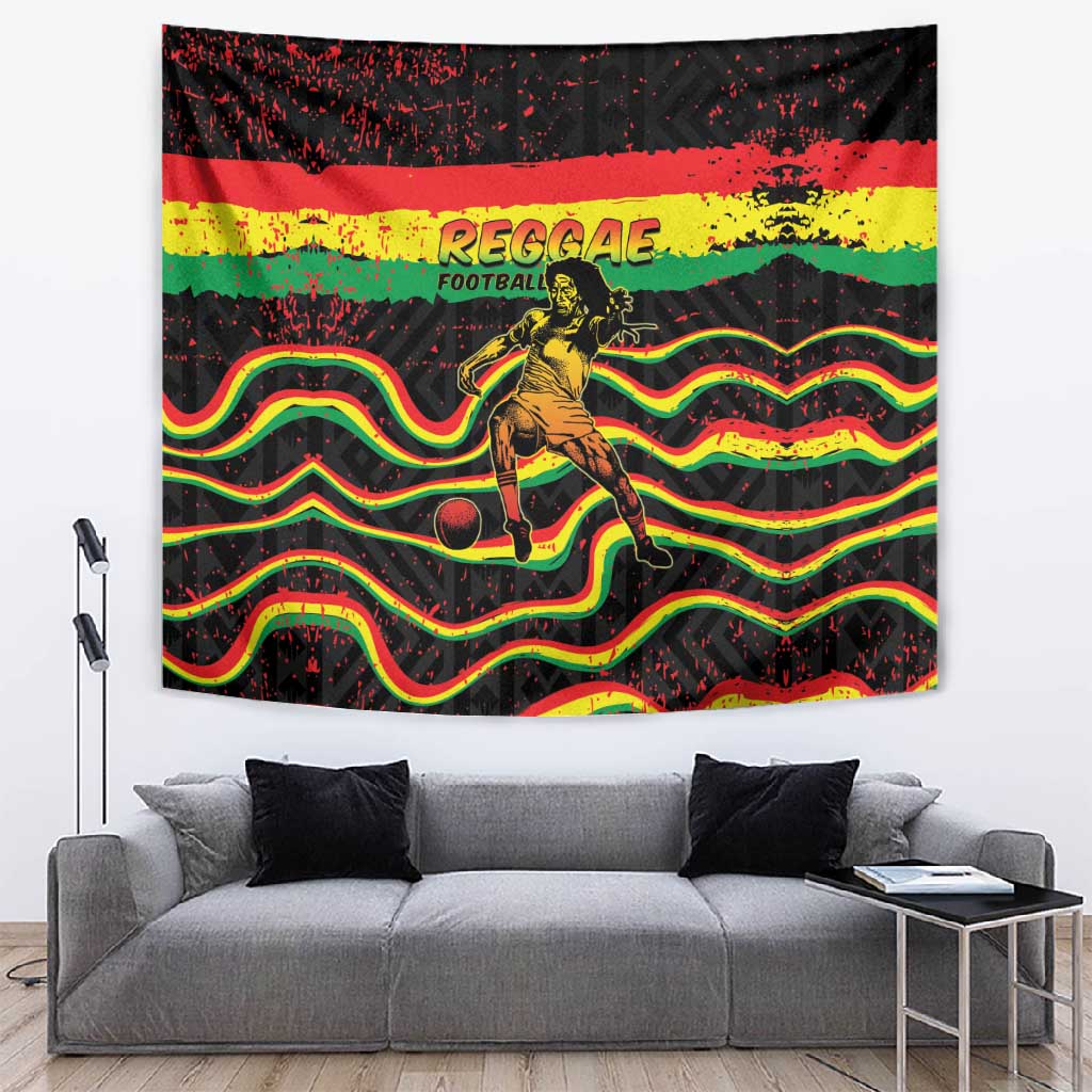 Reggae Legend Bob Football Tapestry Grunge Style
